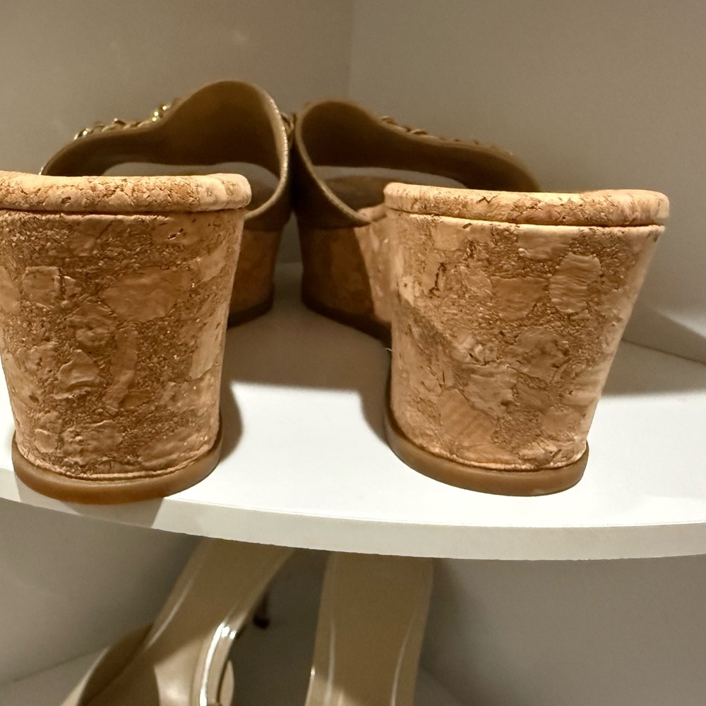 MICHAEL Michael Kors Cork Wedge Sandals